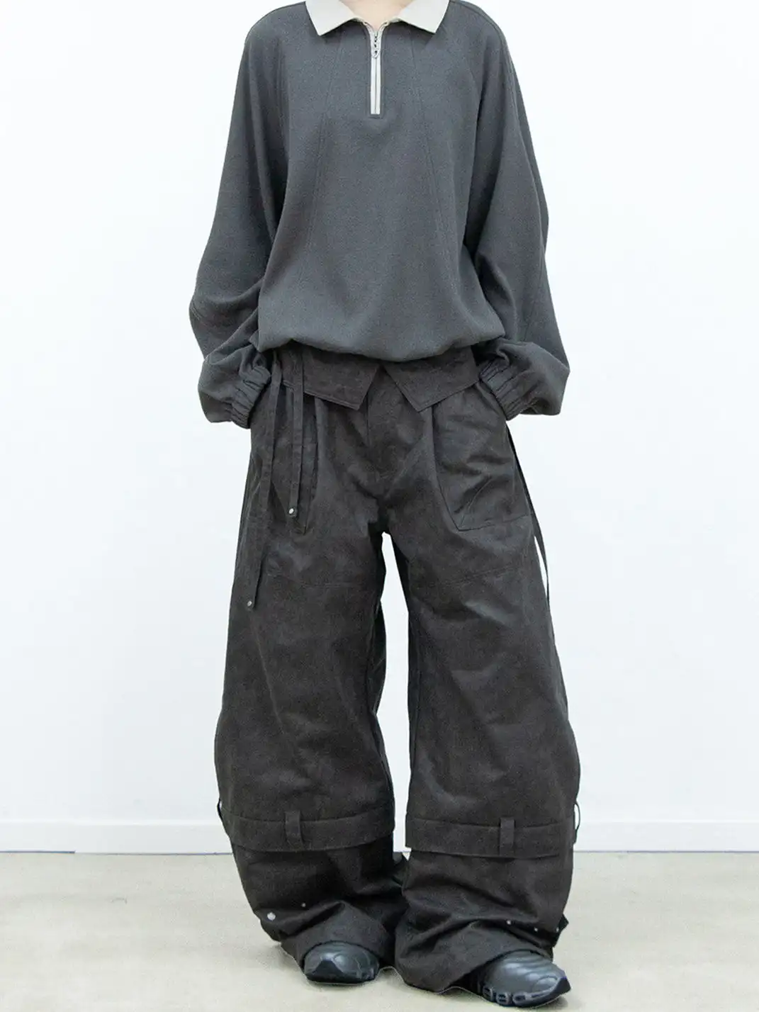 RELABEL | Multi-Belt Adjustable Workwear Casual Pants