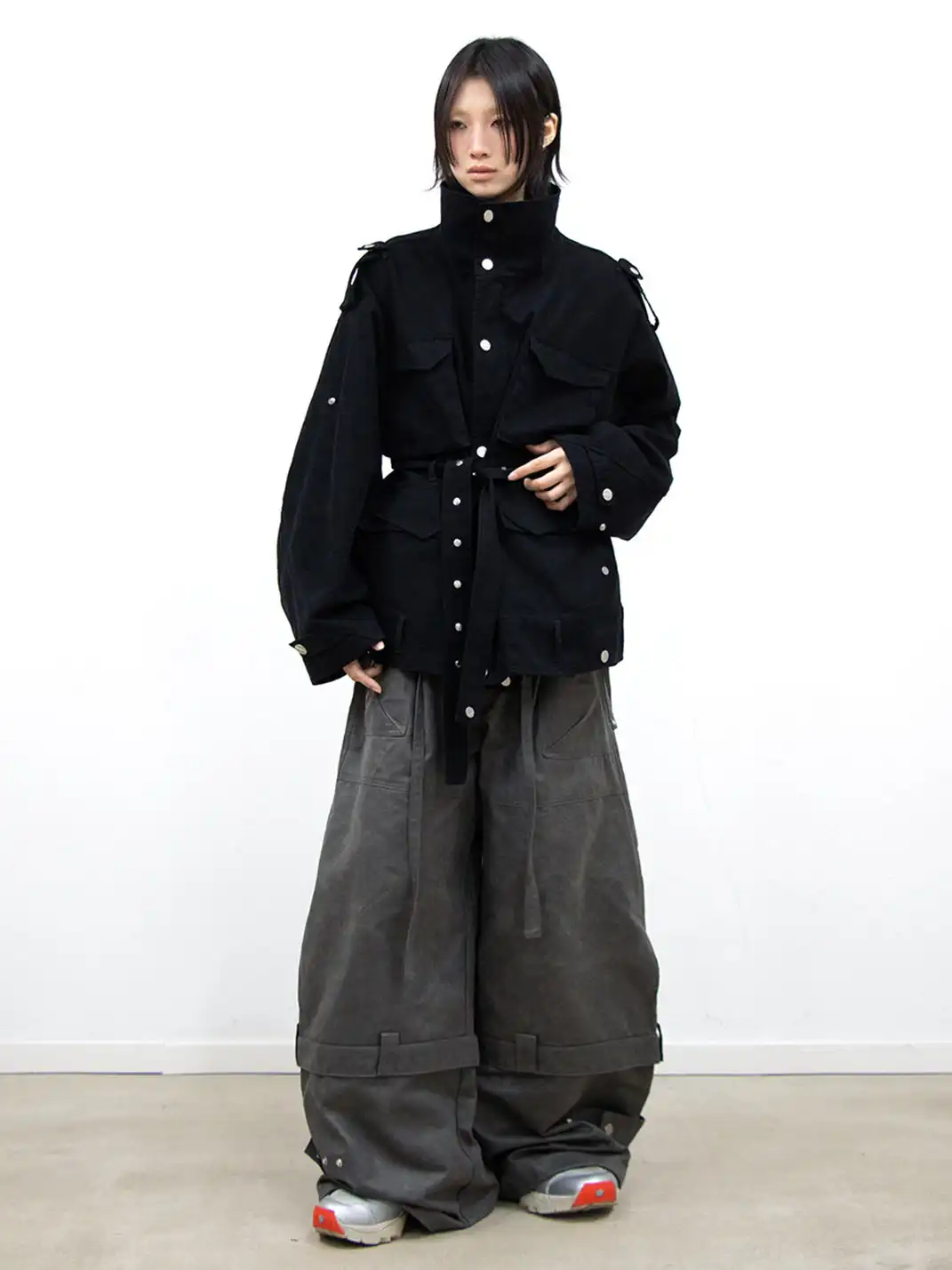 RELABEL | Multi-Belt Adjustable Workwear Casual Pants