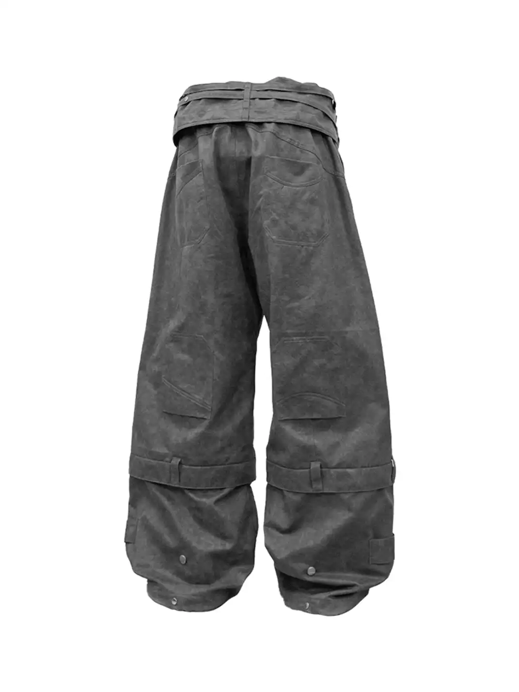 RELABEL | Multi-Belt Adjustable Workwear Casual Pants