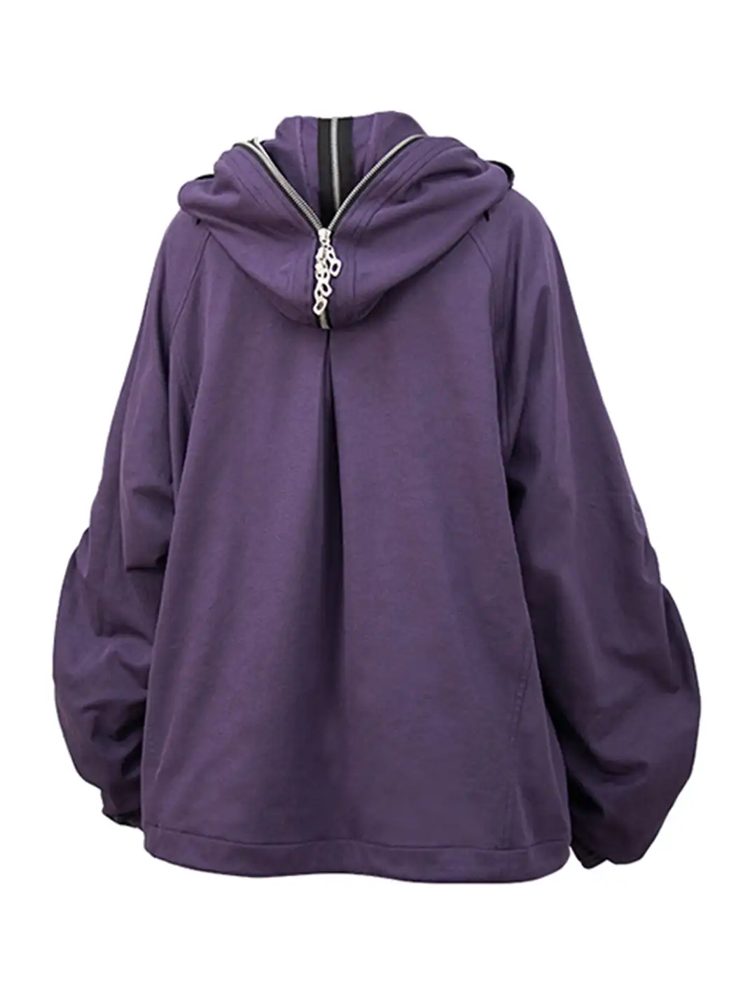 RELABEL | Multi-Zipper Double-Layer Cut Hoodie
