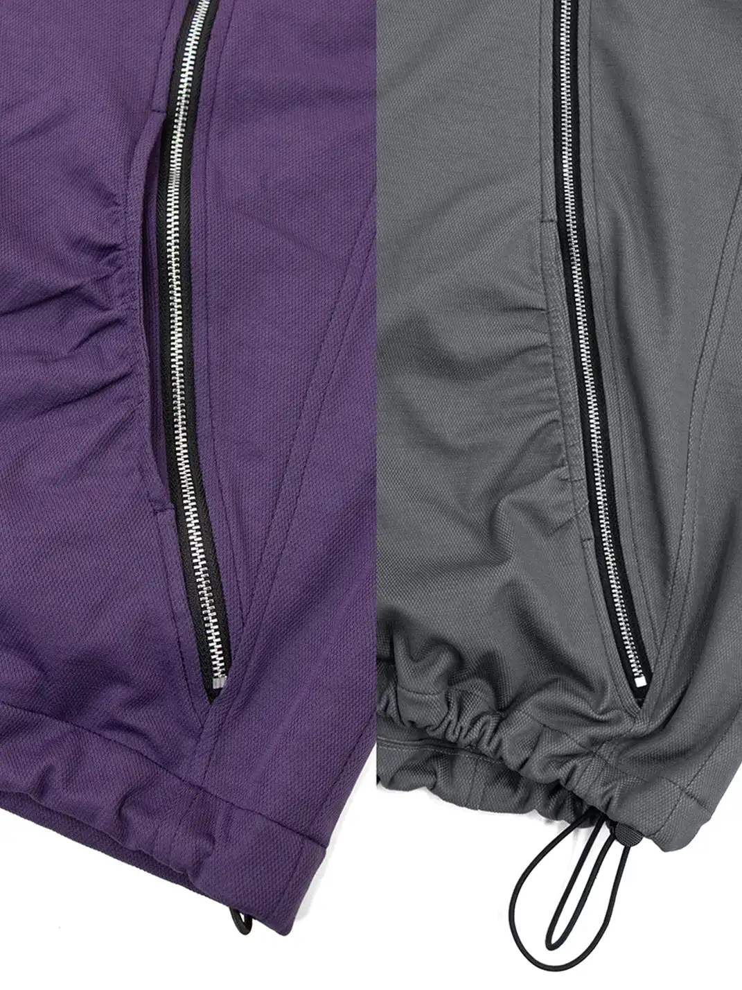 RELABEL | Multi-Zipper Double-Layer Cut Hoodie