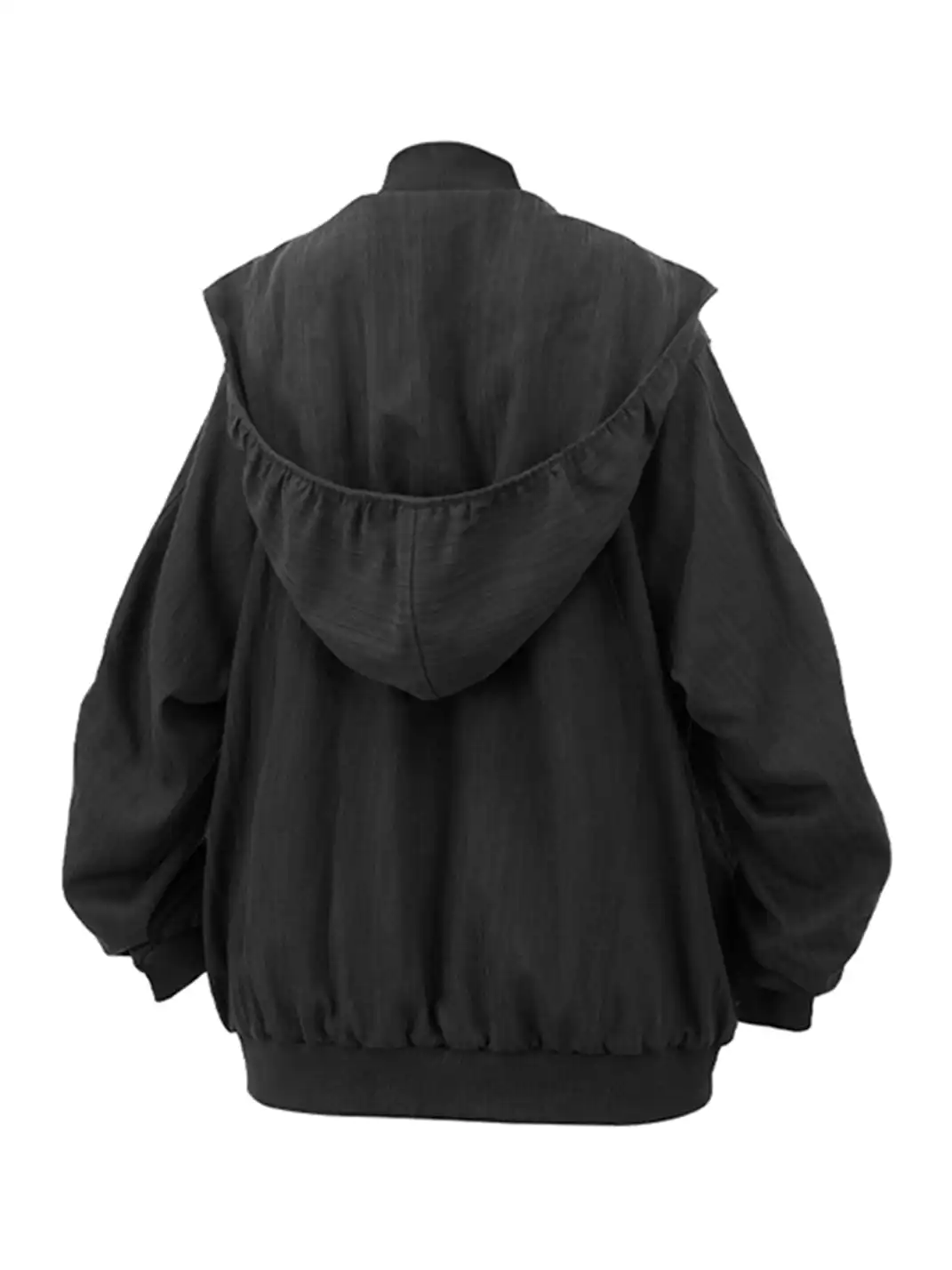 RELABEL | Hooded Striped Textured Jacket