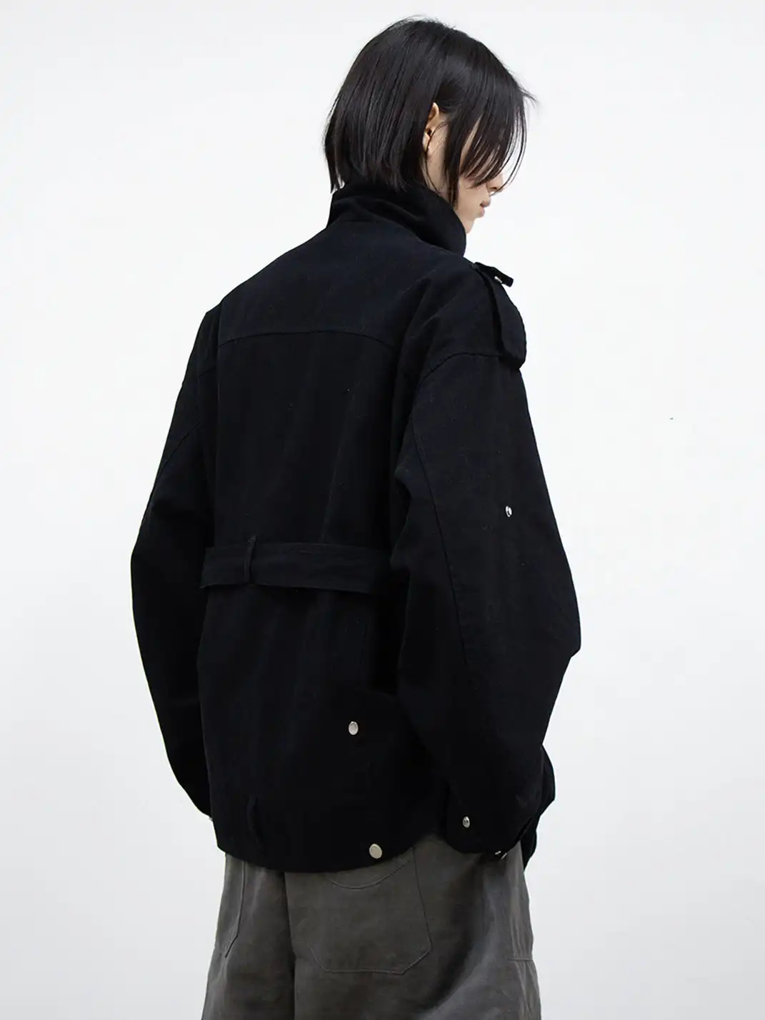RELABEL | Multi-Faceted Washed And Distressed Jacket