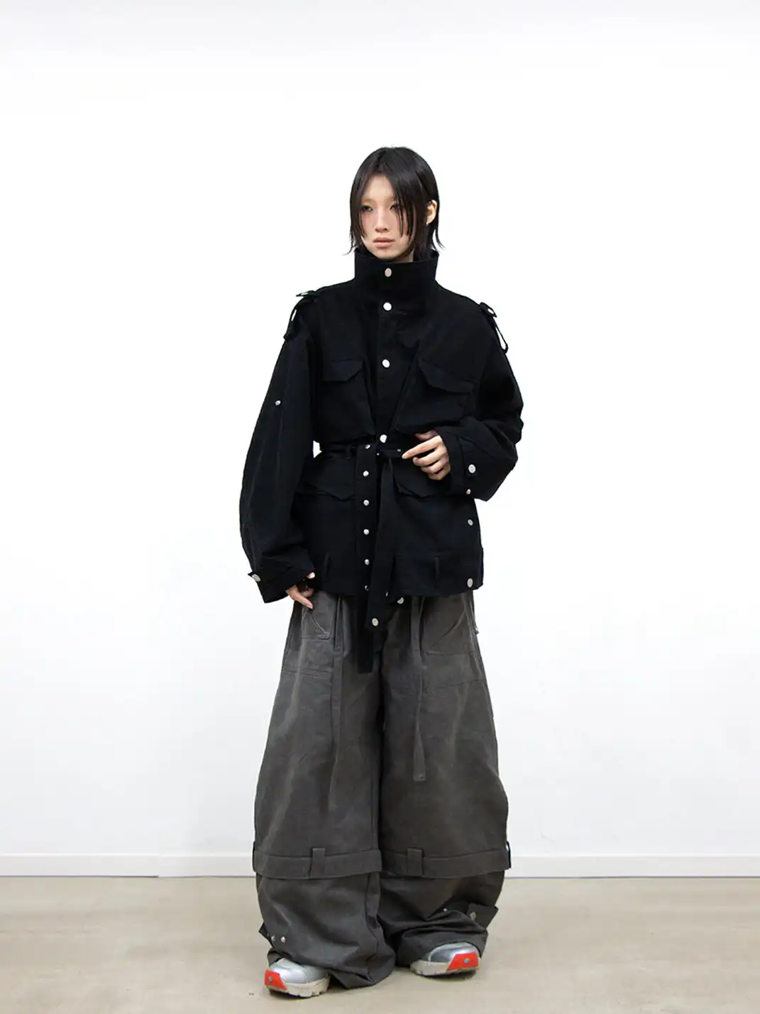 RELABEL | Multi-Faceted Washed And Distressed Jacket