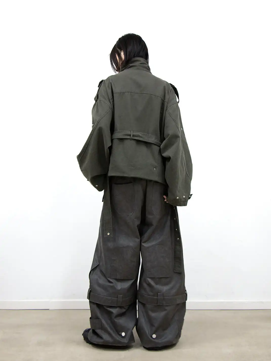 RELABEL | Multi-Faceted Washed And Distressed Jacket
