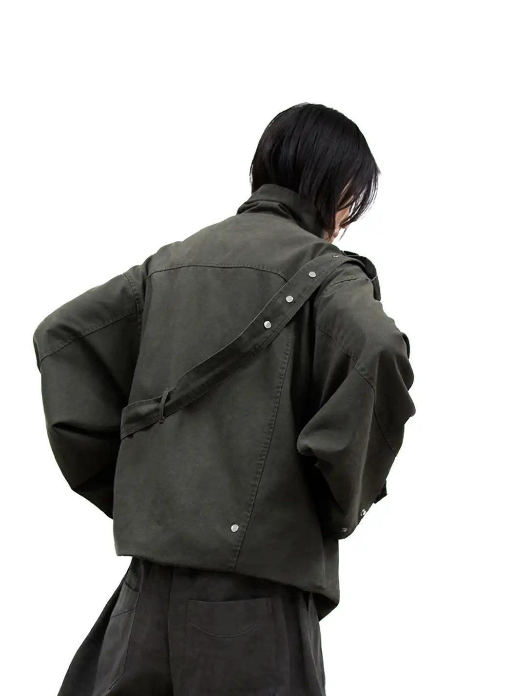 RELABEL | Multi-Faceted Washed And Distressed Jacket