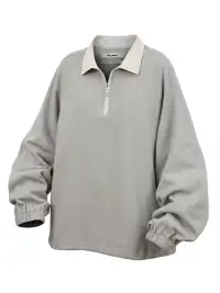 RELABEL | Color-Blocked Adjustable Long-Sleeved Calfskin