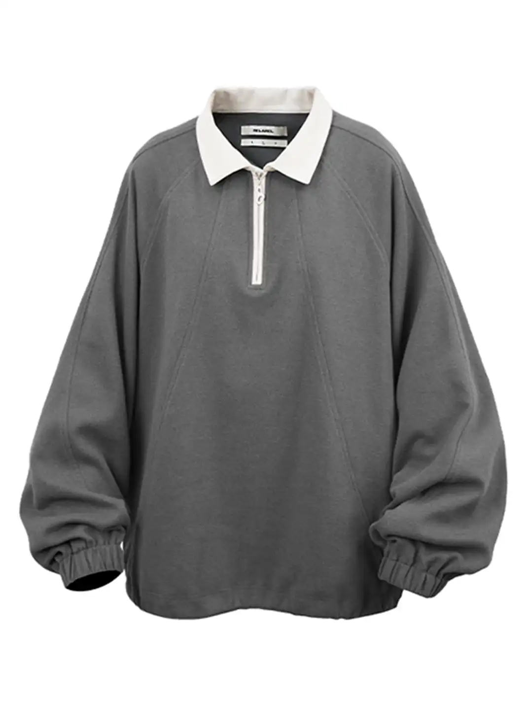 RELABEL | Color-Blocked Adjustable Long-Sleeved Calfskin