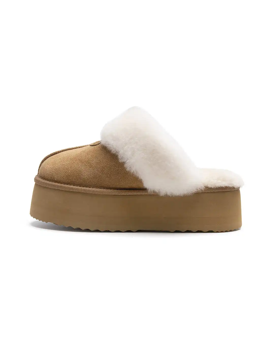 ARISEISM | Thick-Soled Fur-Lined Slippers