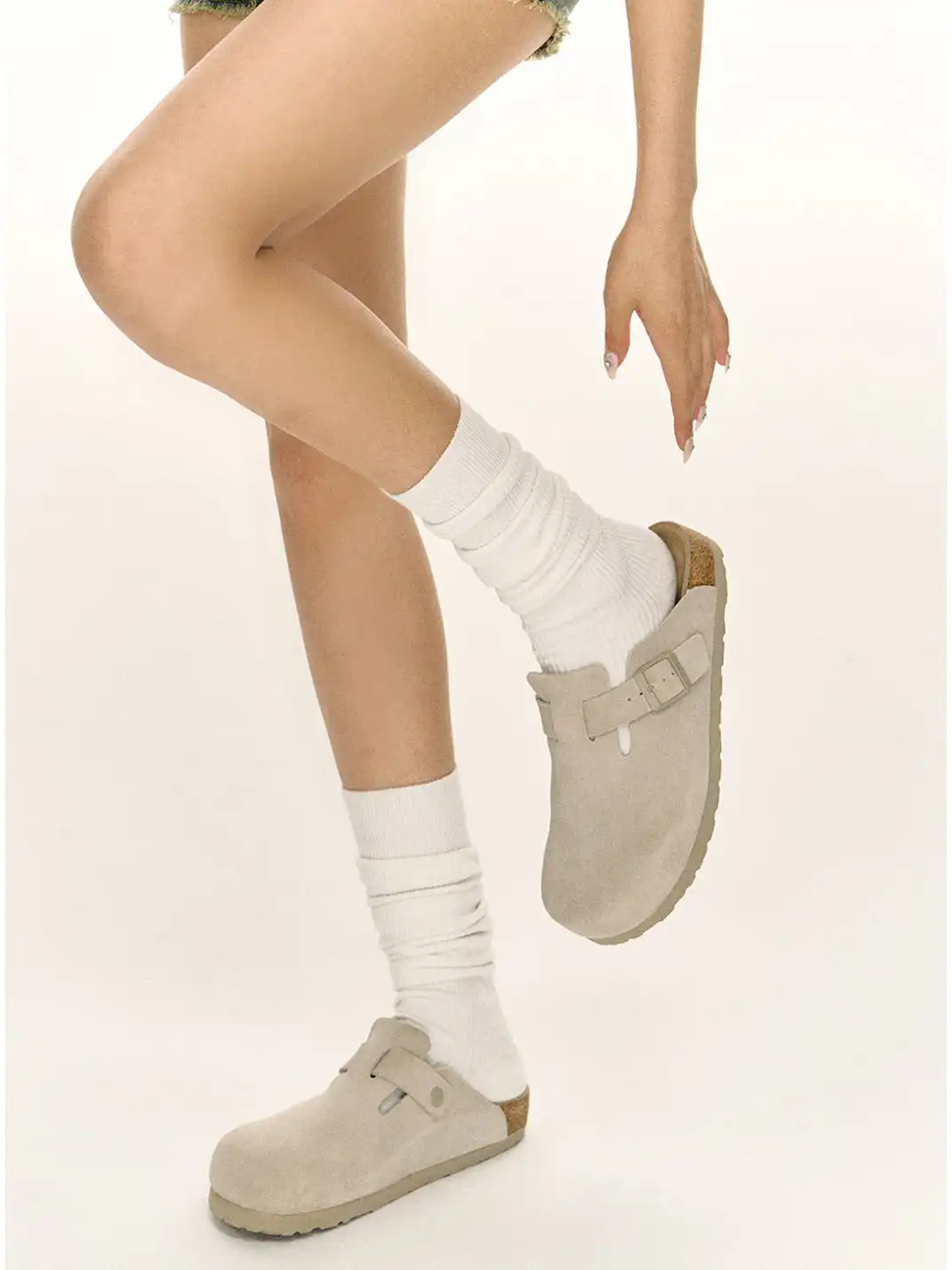 ARISEISM | Leather Platform Slippers Birkenstocks