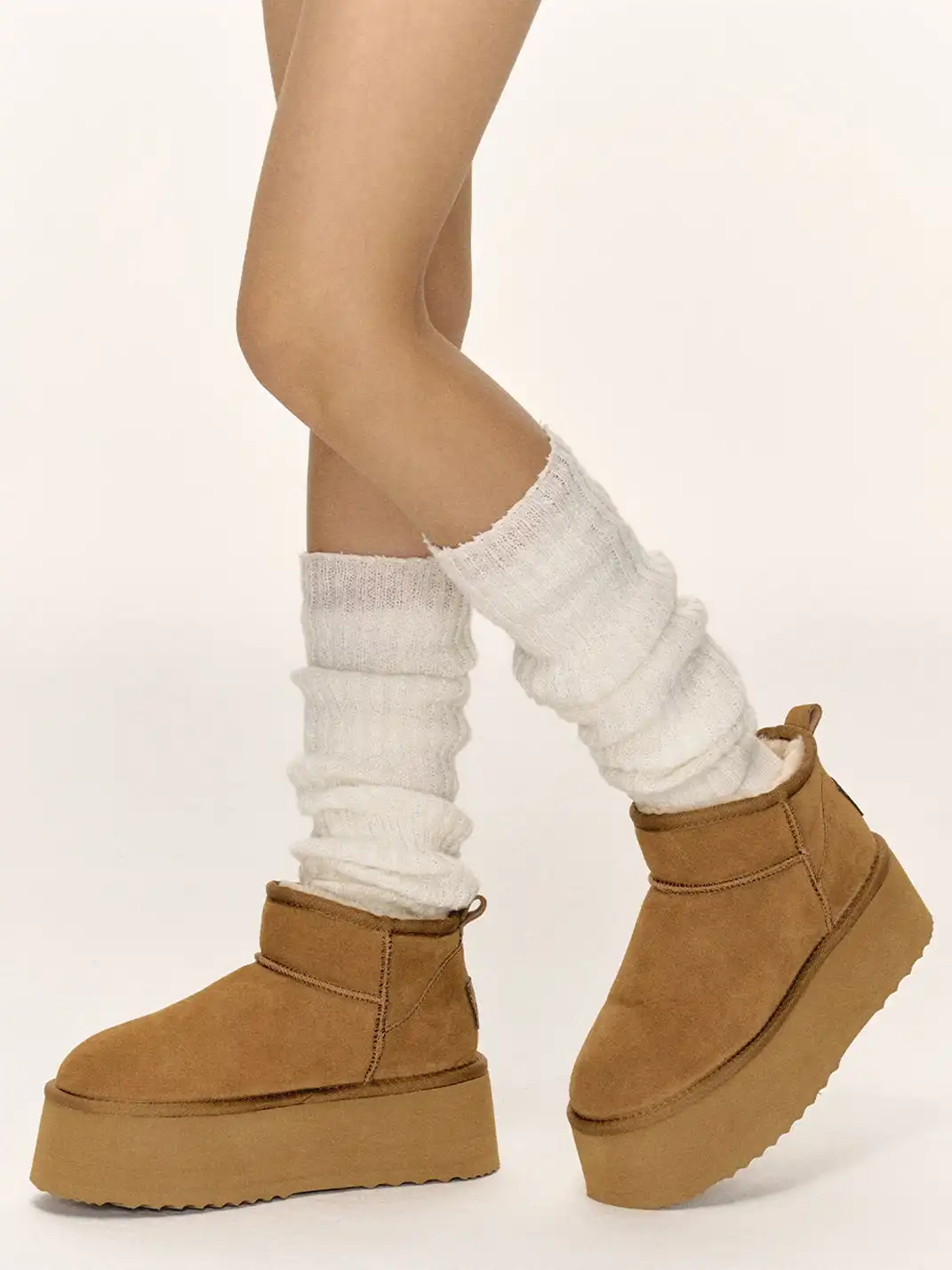 ARISEISM | Height-Increasing Fleece-Lined Short Snow Boots