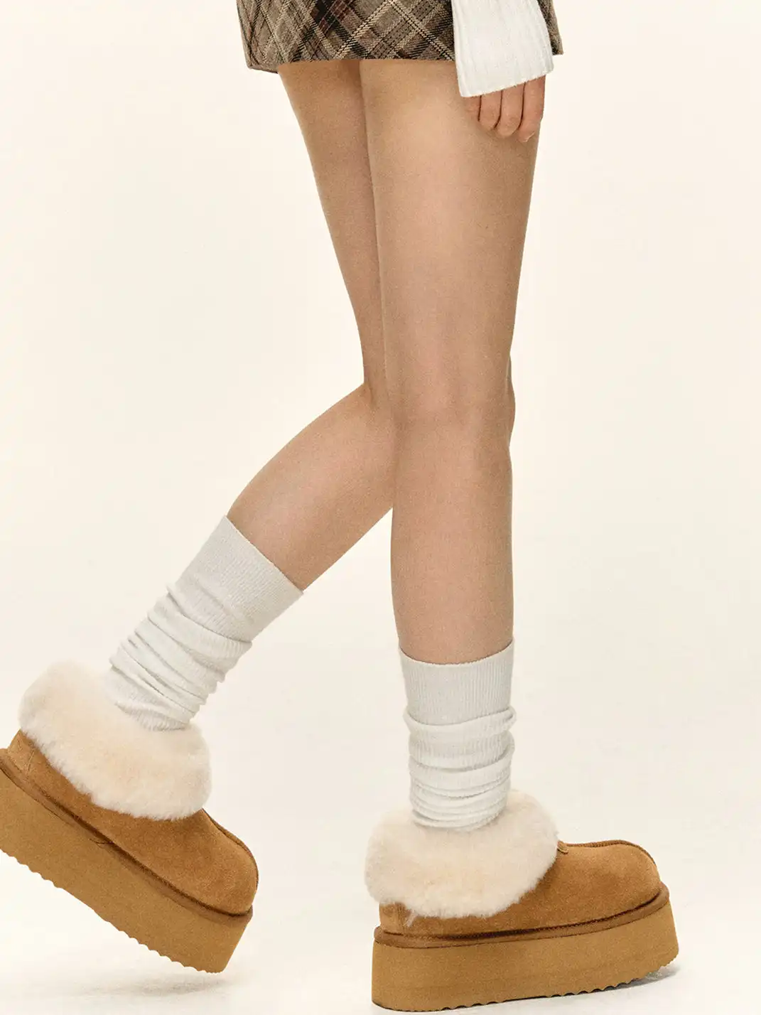 ARISEISM | Furry Short Snow Boots