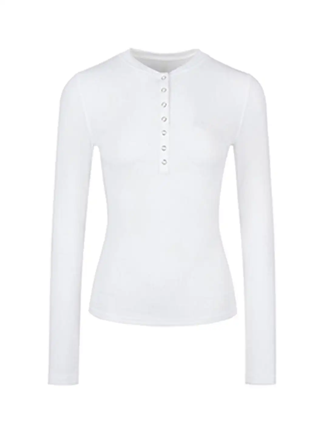 ARISEISM | Henley Collar Slim-Fit Tee