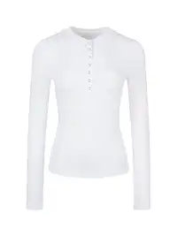 ARISEISM | Henley Collar Slim-Fit Tee