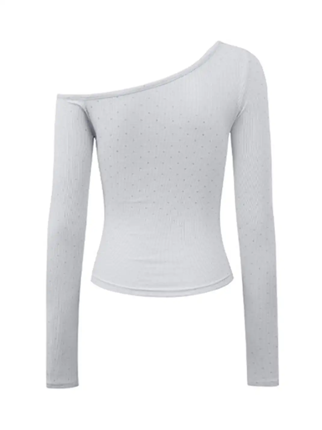 ARISEISM | Rhinestone-Studded Off-Shoulder Tee