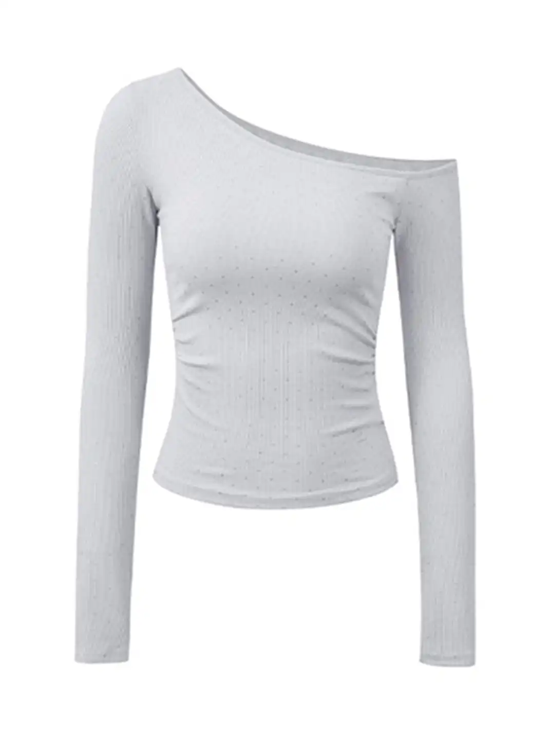 ARISEISM | Rhinestone-Studded Off-Shoulder Tee