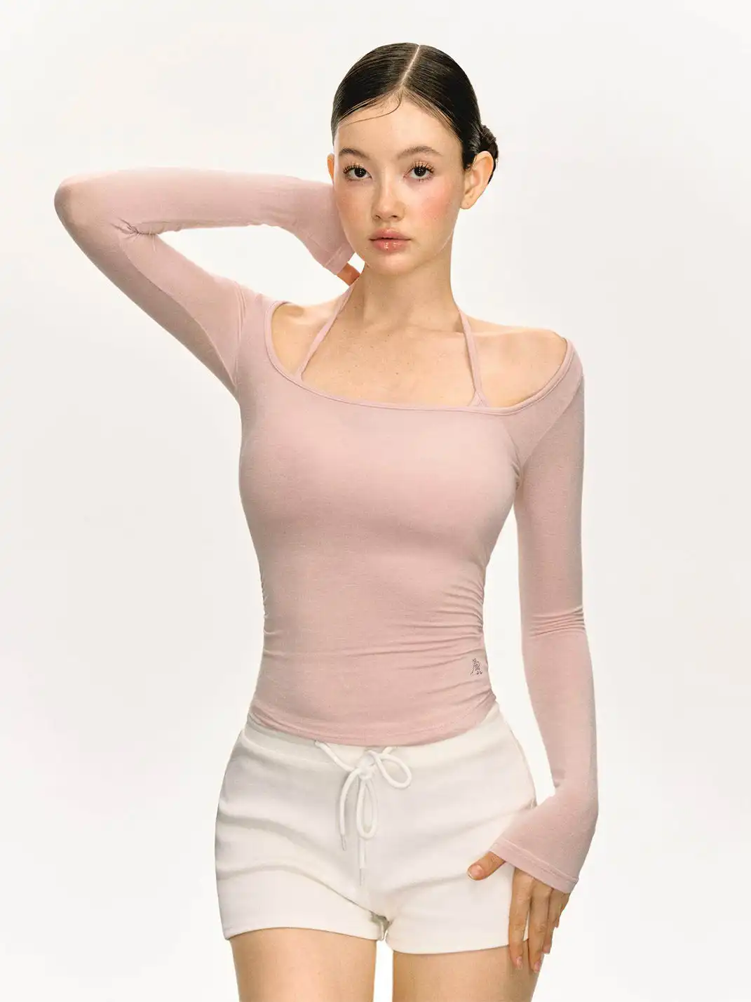 ARISEISM | Faux Two-Piece Halter Neck Tee
