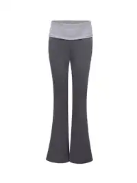 ARISEISM | Waist-Turn Slim-Fit Flared Pants