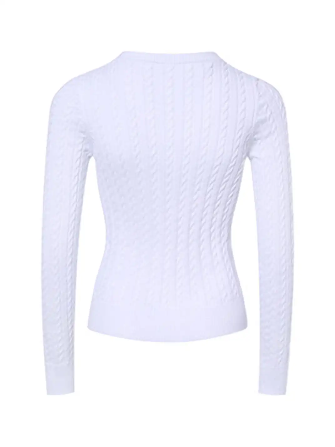 ARISEISM | Retro Round Neck Slim Fit Knit Sweater