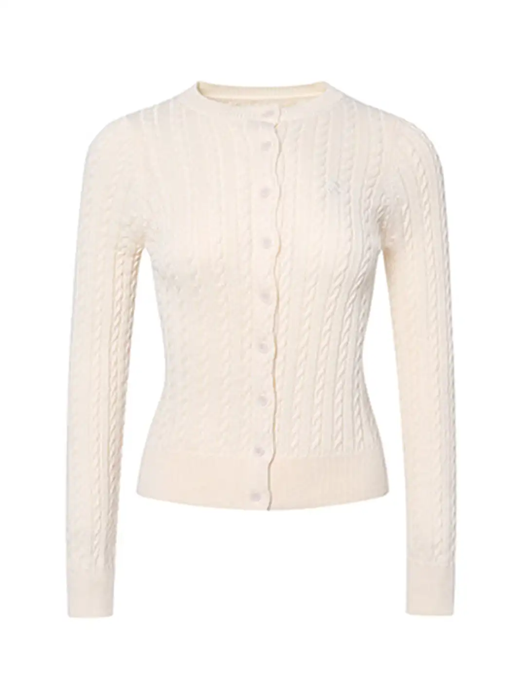 ARISEISM | Retro Round Neck Slim Fit Knit Sweater