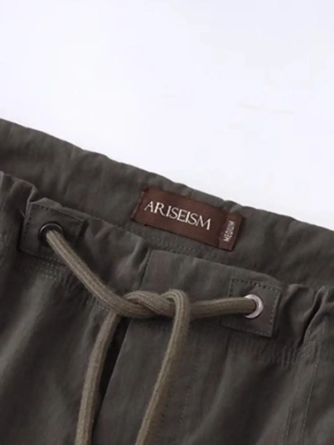 ARISEISM | Drawstring Low-Rise Cargo Pants