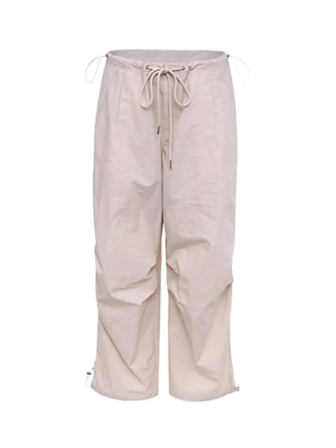 ARISEISM | Drawstring Low-Rise Cargo Pants
