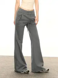 ARISEISM | Slightly Flared Grey Yoga Sweatpants