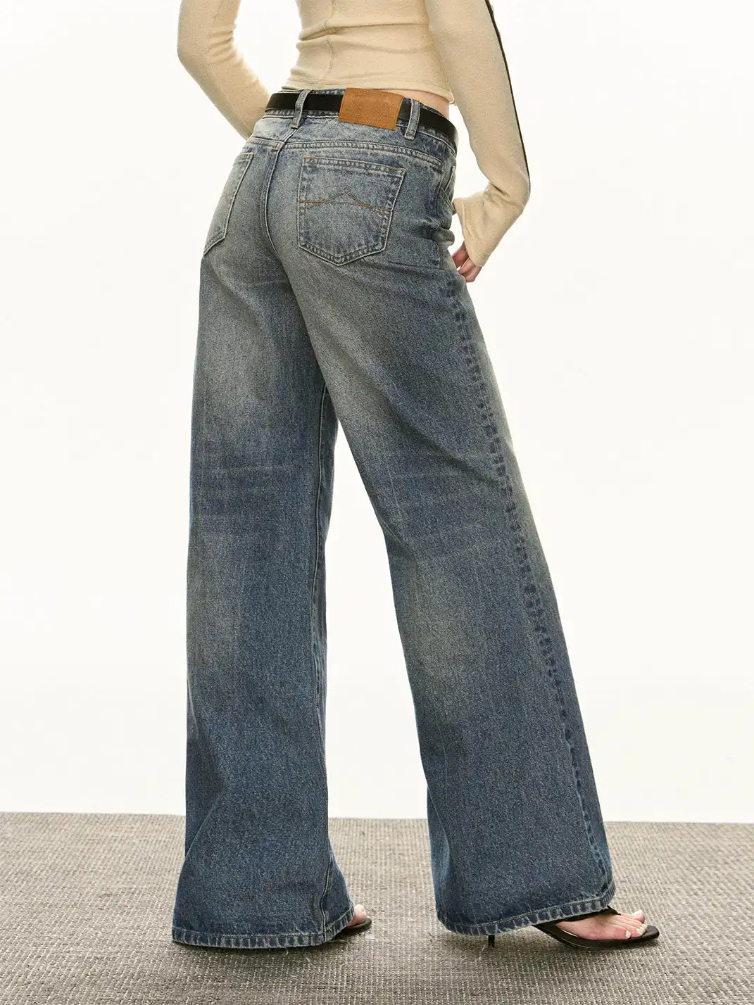 ARISEISM | Retro Blue Washed Jeans