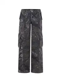 ARISEISM | Leaf Camouflage Cargo Pants