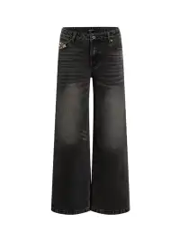 ARISEISM | Retro Washed High-Waisted Wide-Leg Jeans