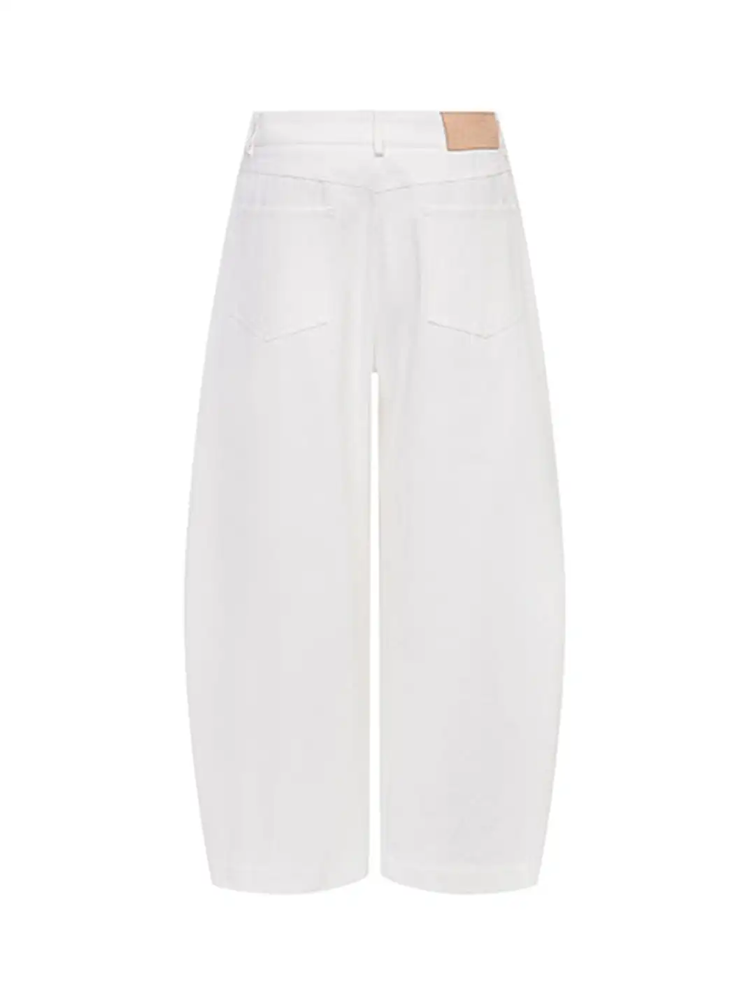 ARISEISM | White Curved Blade Casual Pants