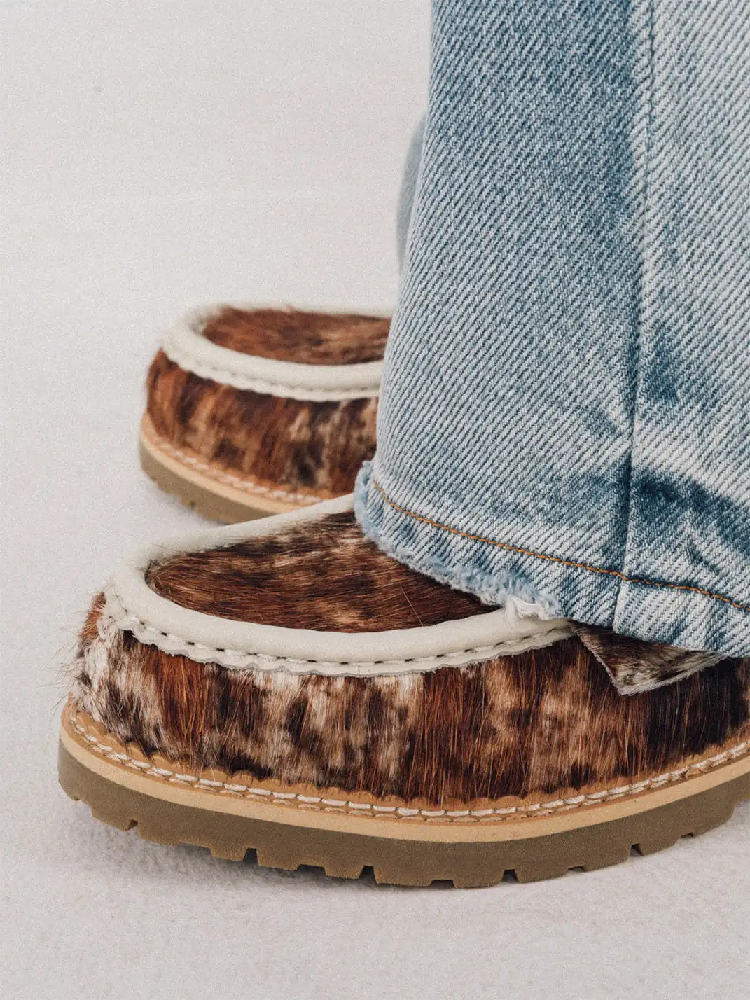 DYZZYMOTIF | Leopard Print Loafers