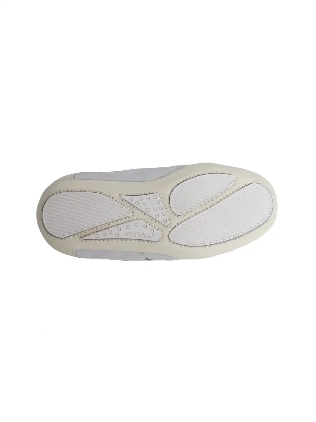 DYZZYMOTIF | Lace-Up Color-Blocked Suede Cowhide Thin-Soled Shoes-White