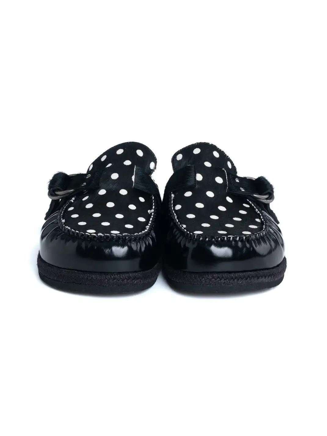 DYZZYMOTIF | Polka Dot Mohair Birkenstocks