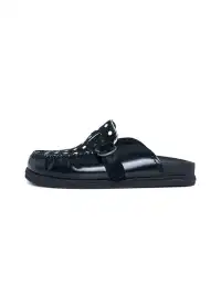 DYZZYMOTIF | Polka Dot Mohair Birkenstocks