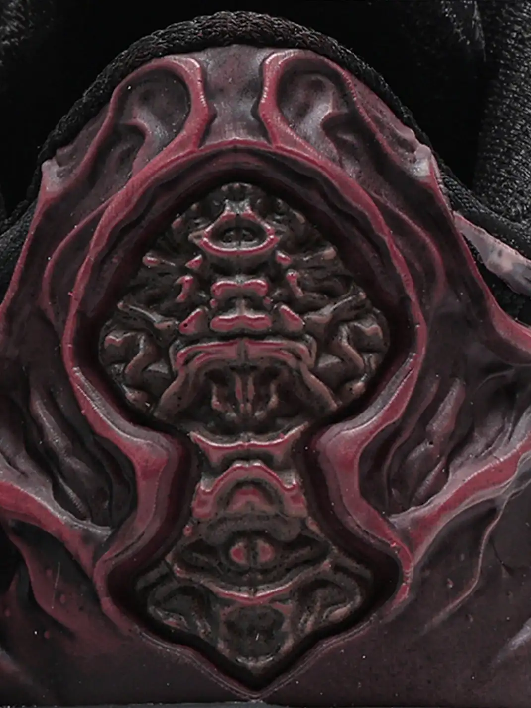 SGSX | Dragon Embossed Low-Top Sneakers-Red