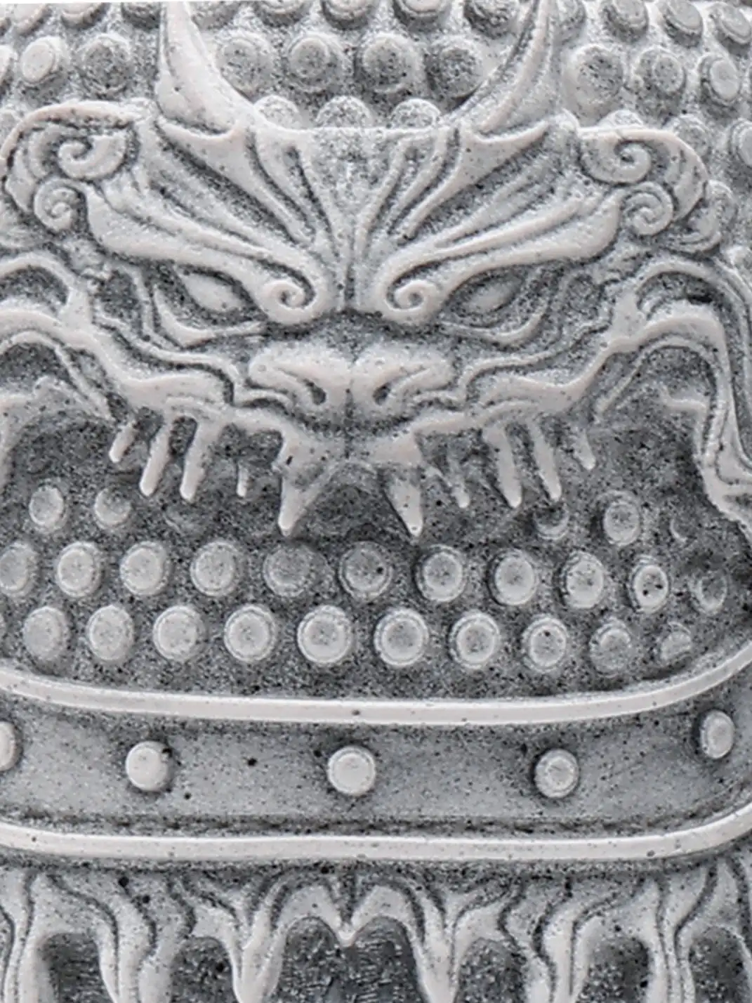 SGSX | Chinese Dragon Relief Art Sneakers-White
