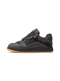 SGSX | Dragon Scale Embossed Low-Top Sneakers