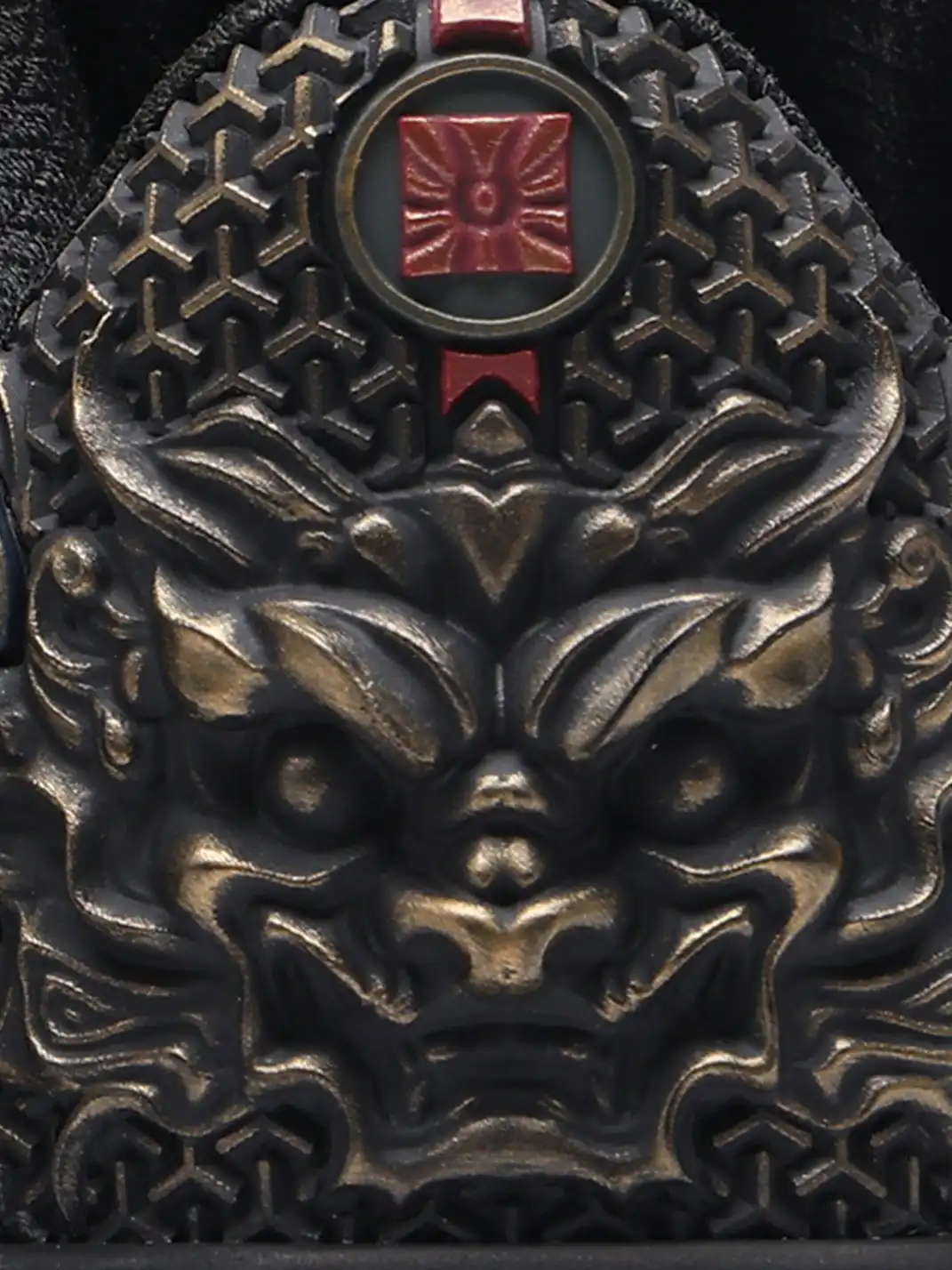 SGSX | Chinese Dragon Relief Art Sneakers-Black