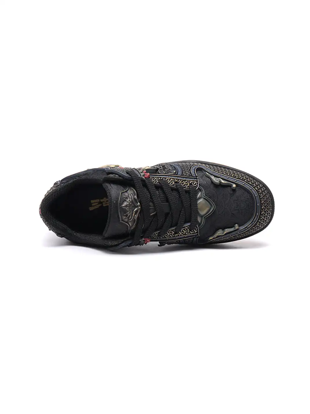 SGSX | Chinese Dragon Relief Art Sneakers-Black