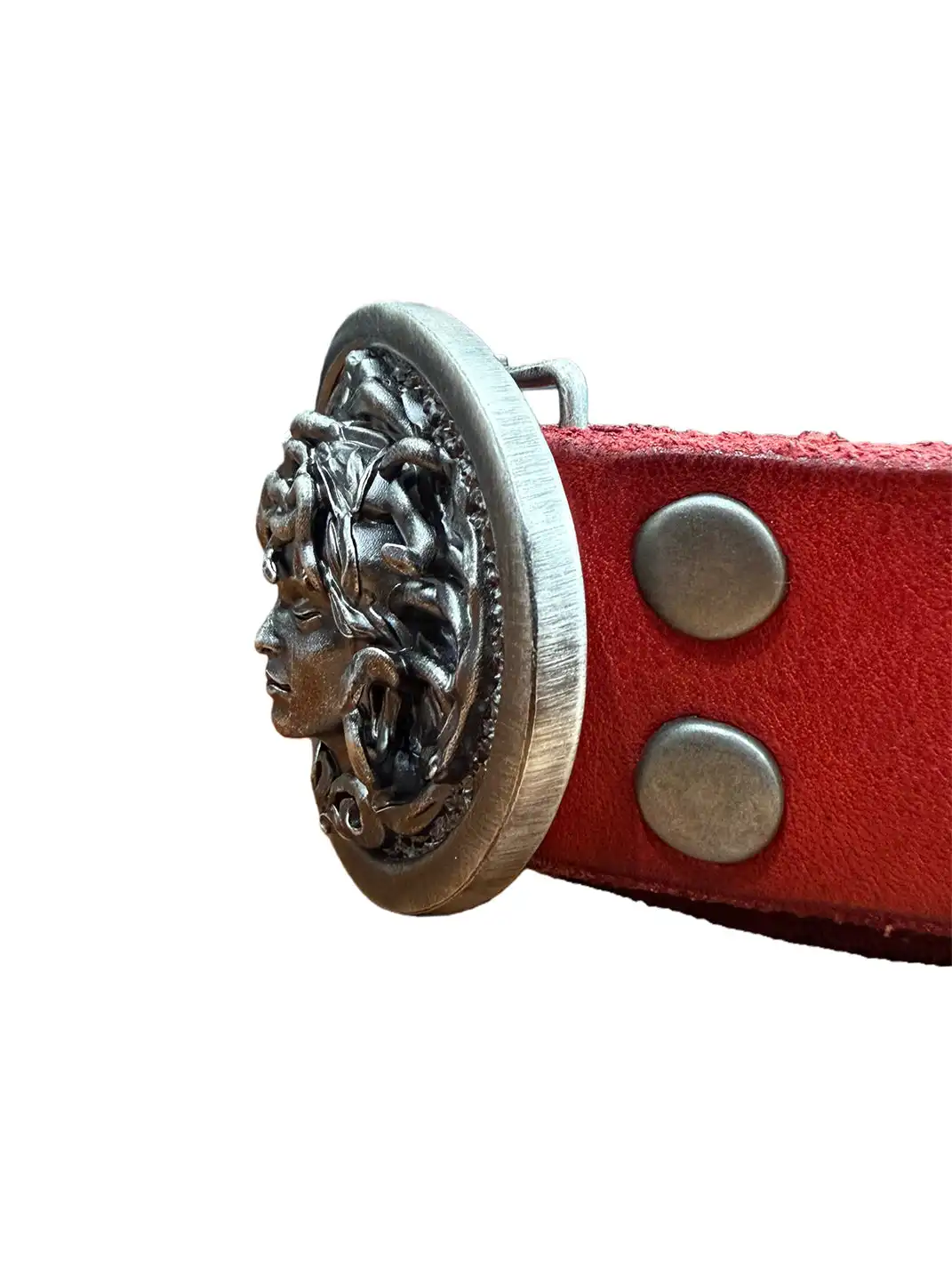 UNKNOWNWORLD | Medusa Copper-Plated Silver Sculpted Buckle
