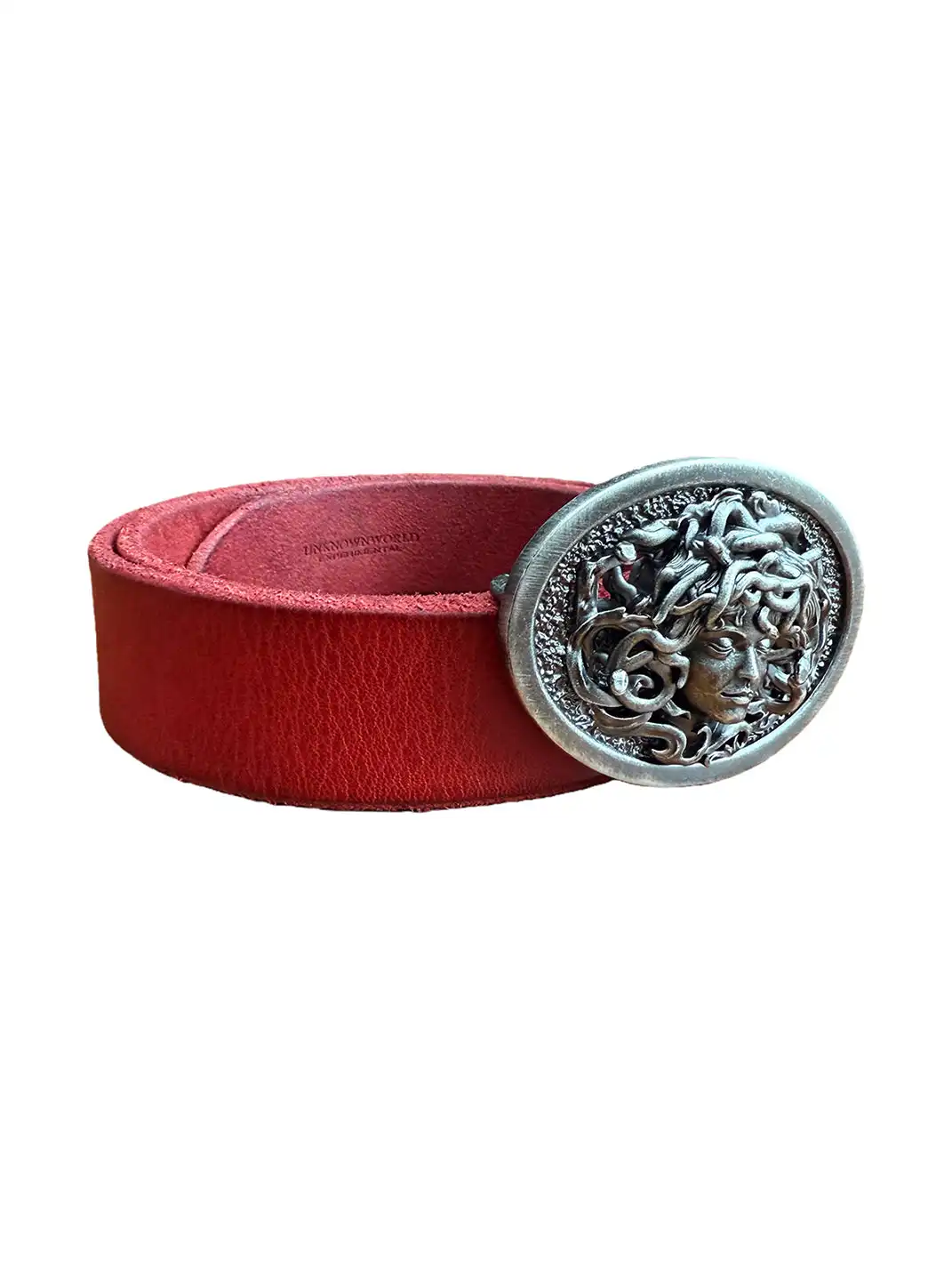 UNKNOWNWORLD | Medusa Copper-Plated Silver Sculpted Buckle