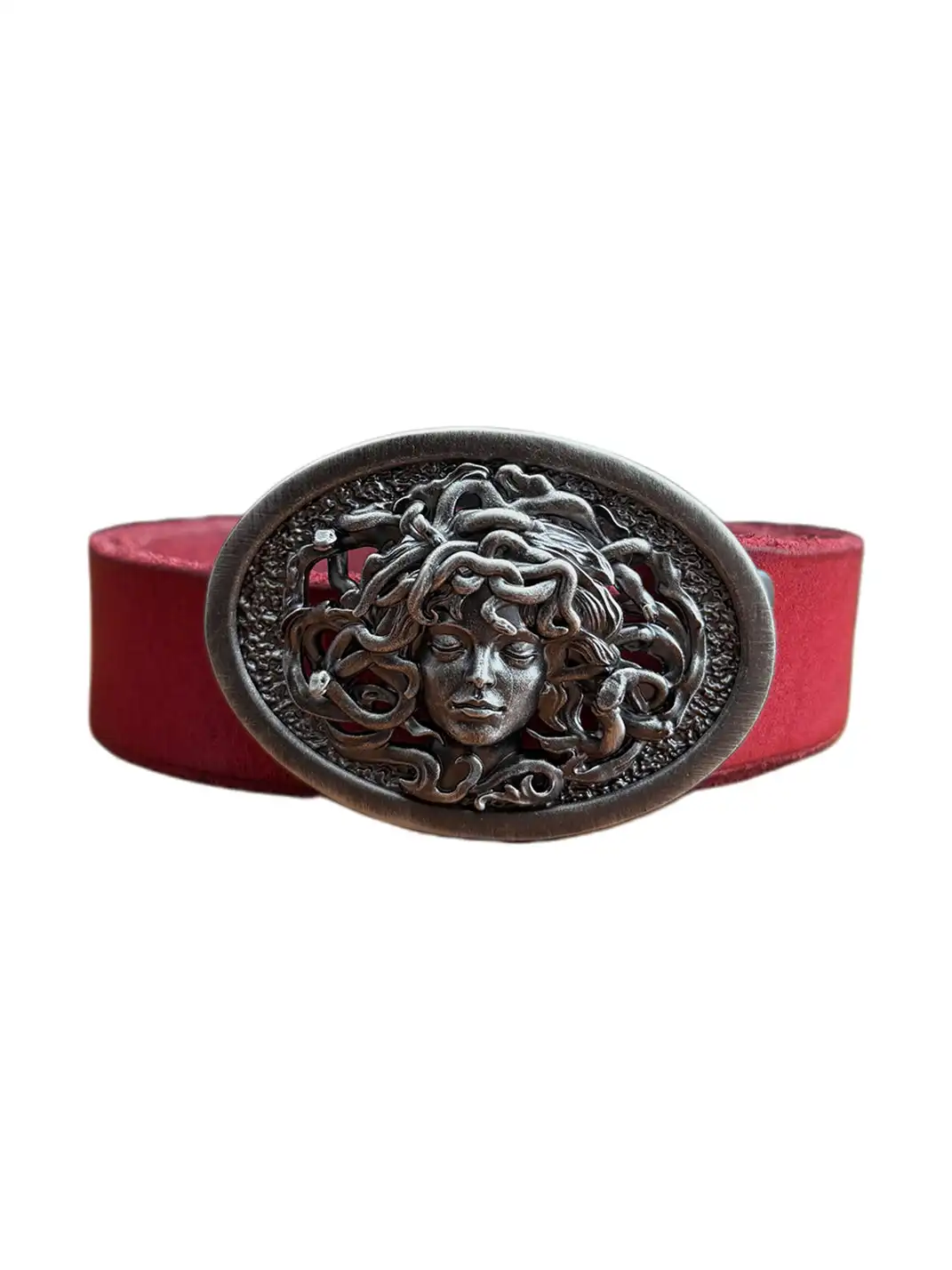 UNKNOWNWORLD | Medusa Copper-Plated Silver Sculpted Buckle