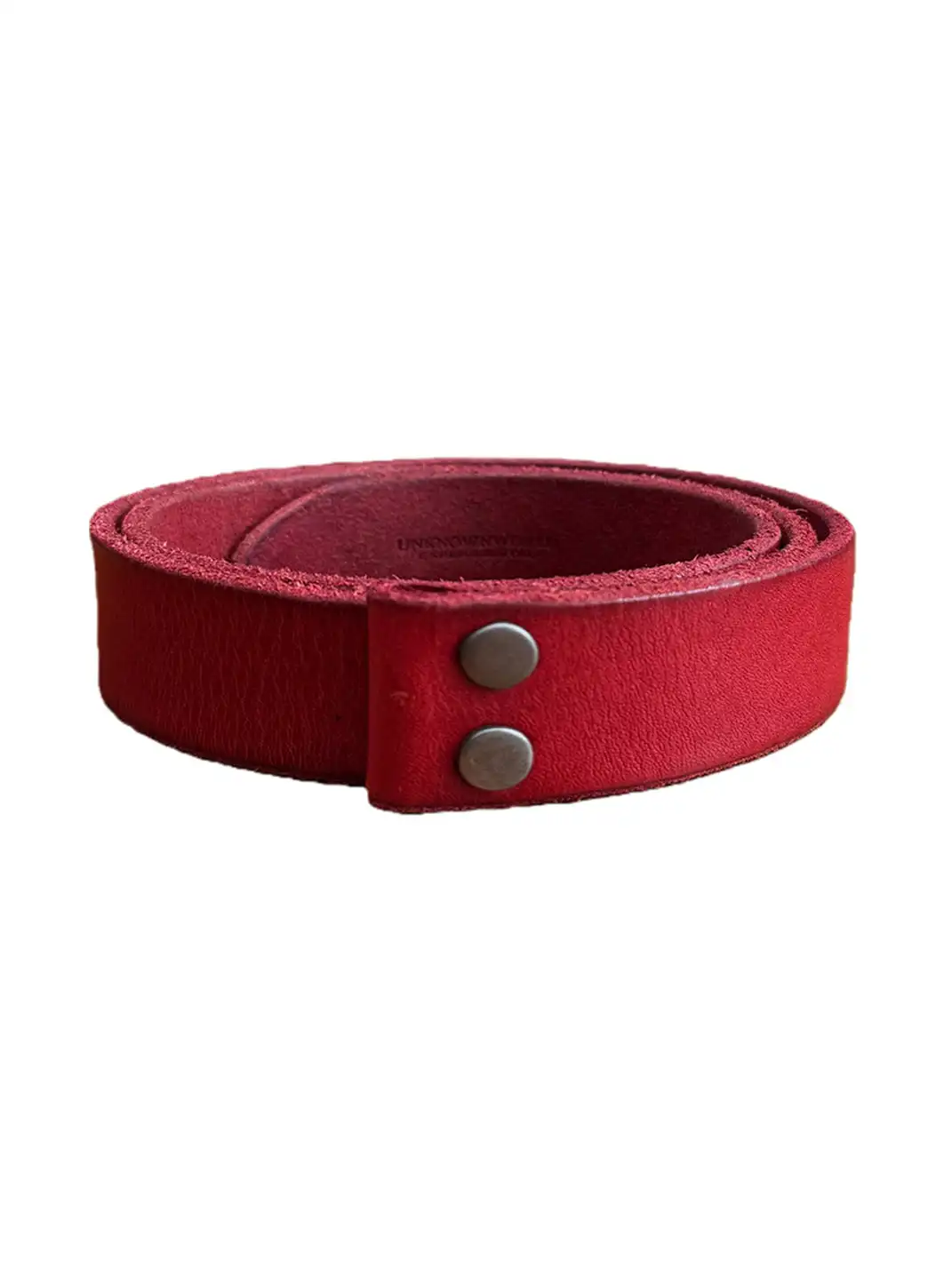 UNKNOWNWORLD | Vegetable-Tanned Cowhide Belt