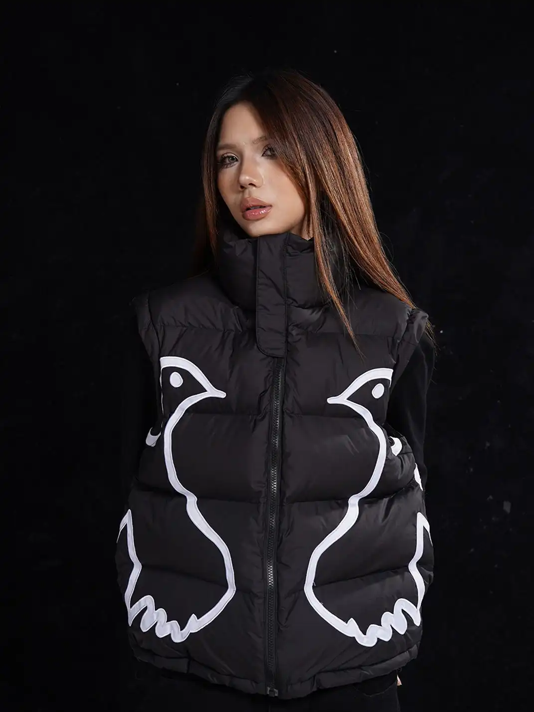 VINKID | Peace Dove Patch Padded Vest