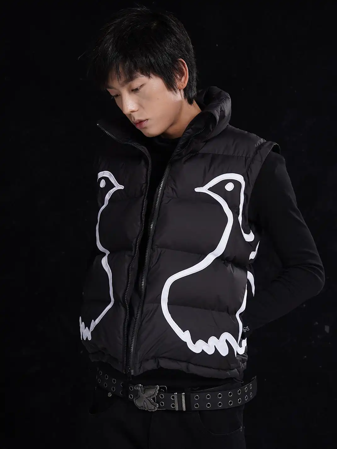 VINKID | Peace Dove Patch Padded Vest