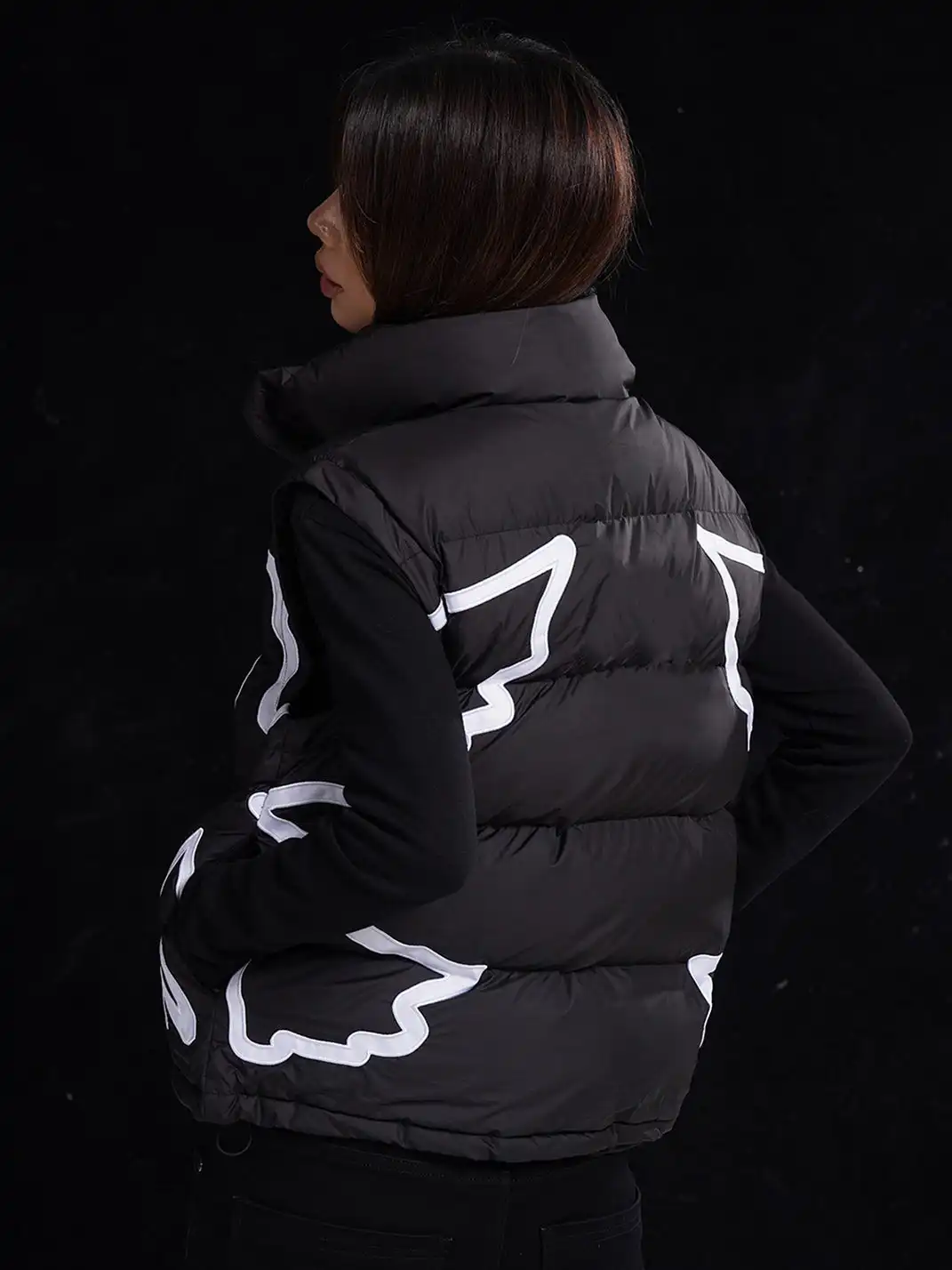 VINKID | Peace Dove Patch Padded Vest