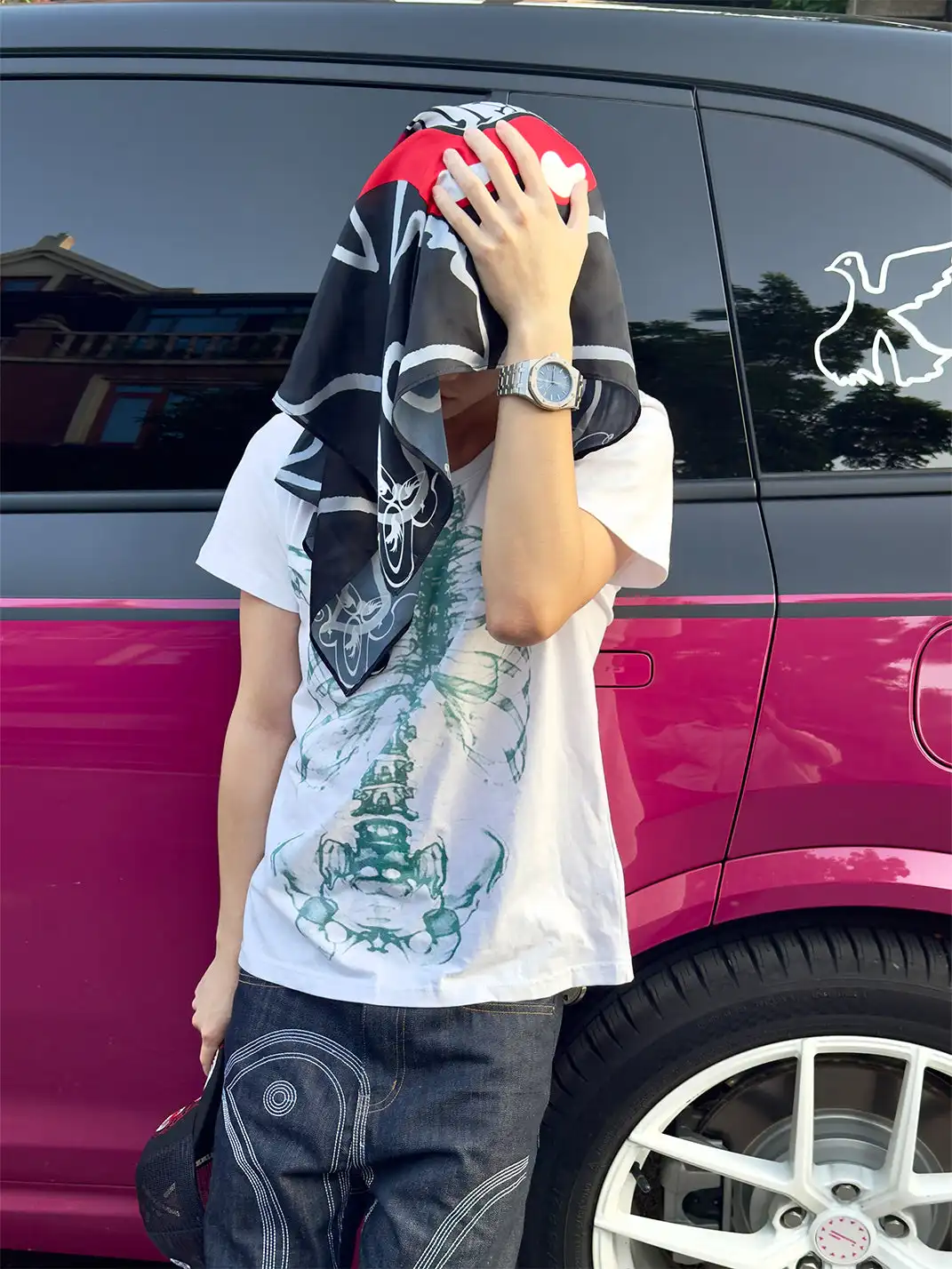 VINKID | Peace Dove Tongue Square Bandanas
