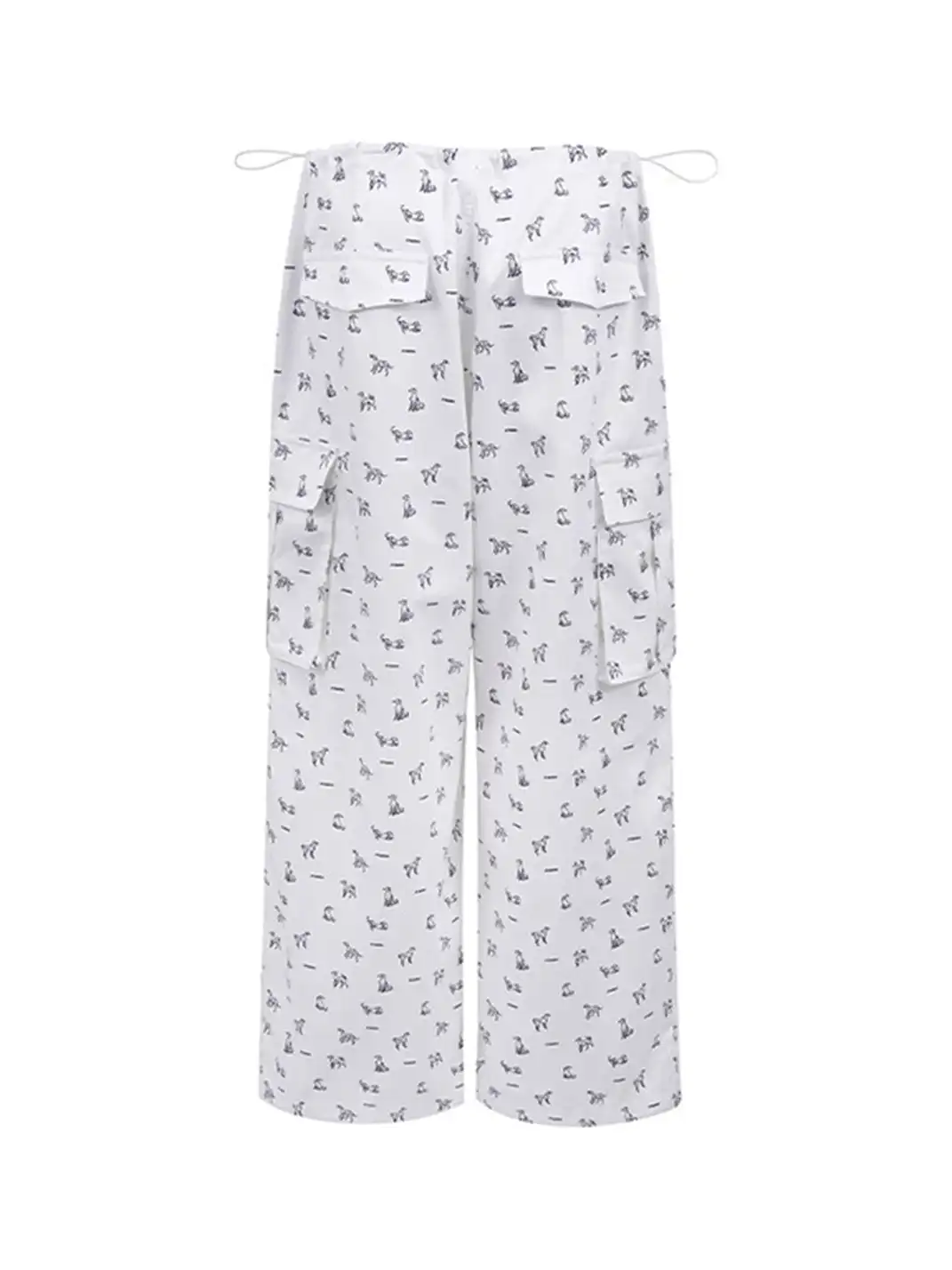 ARISEISM | Dalmatian Print Cargo Pants