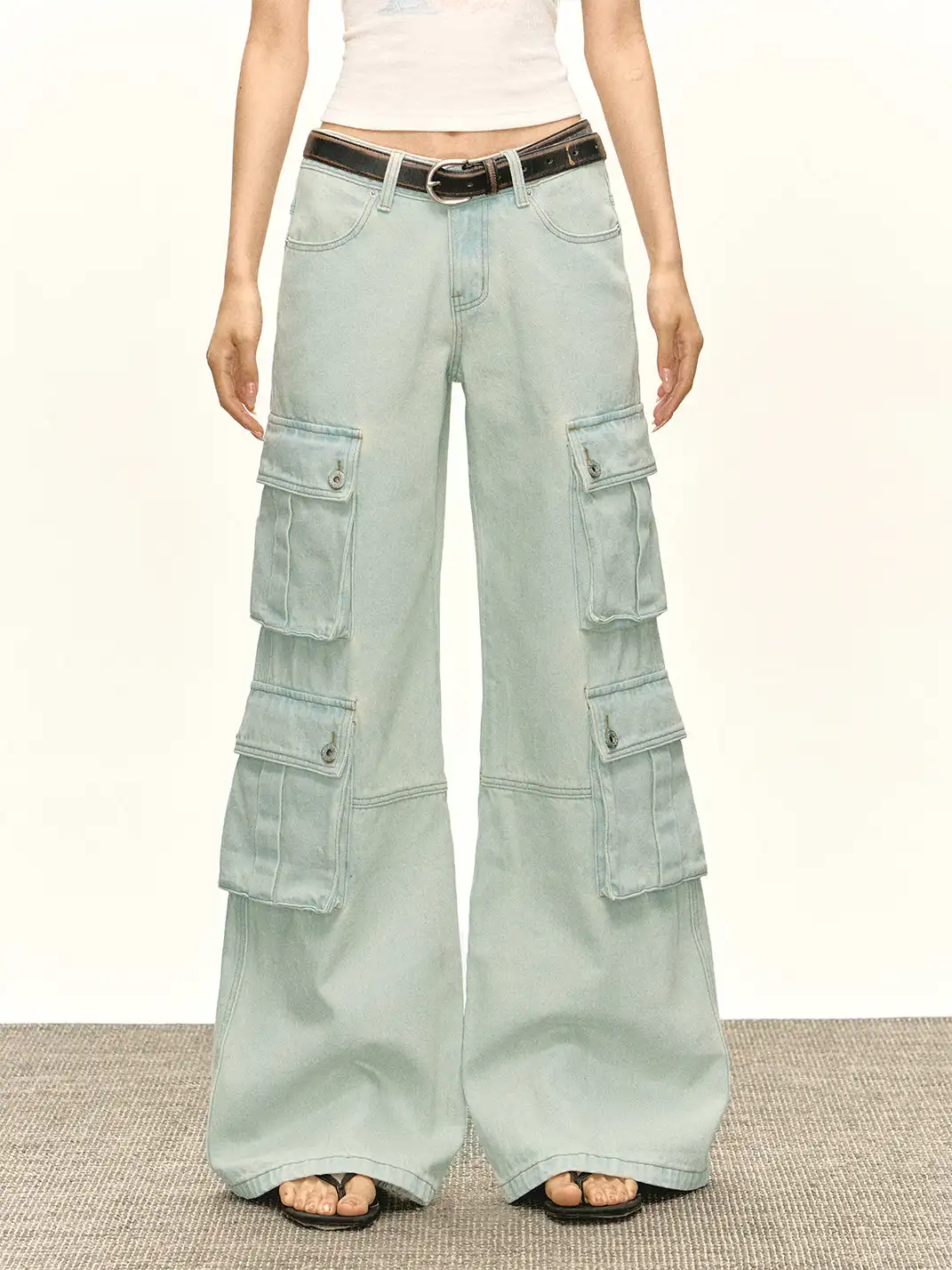 ARISEISM | Multi-Pocket Cargo Jeans